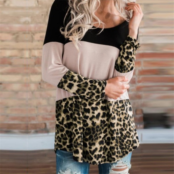 Gestreiftes Damen-Sweatshirt A37 L