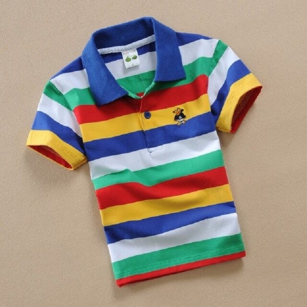 Gestreiftes Poloshirt für Jungen T2501 2 A