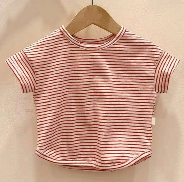 Gestreiftes T-Shirt für Kinder 12-18 Monate C