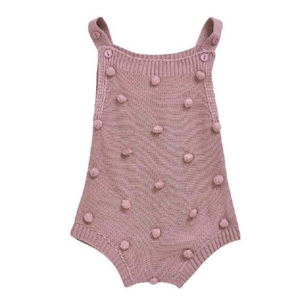 Gestrickter Body für Mädchen L1388 altrosa 12-18 Monate