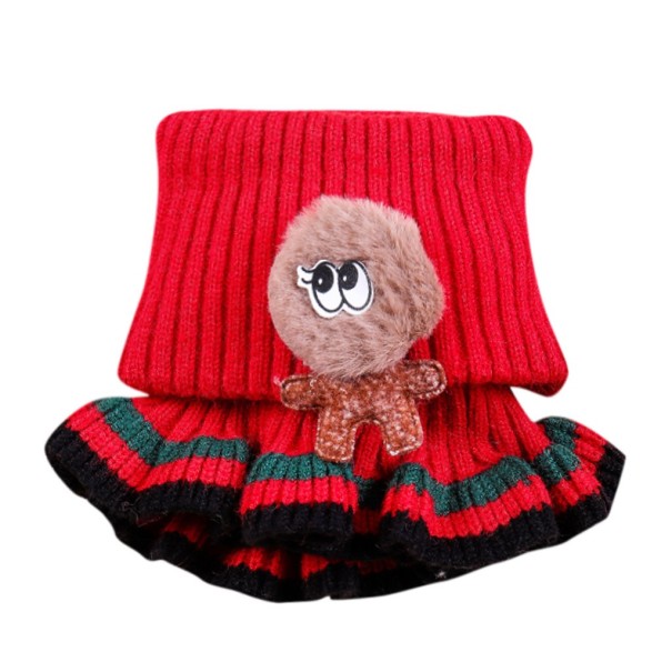 Gestricktes Kinderhalstuch A172 rot