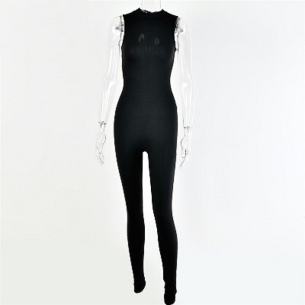 Getailleerde jumpsuit voor dames zwart XS