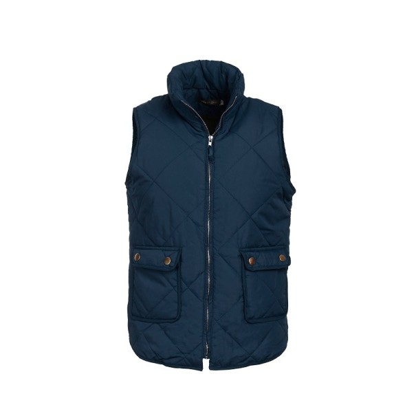 Gewatteerd damesvest P1415 donkerblauw M