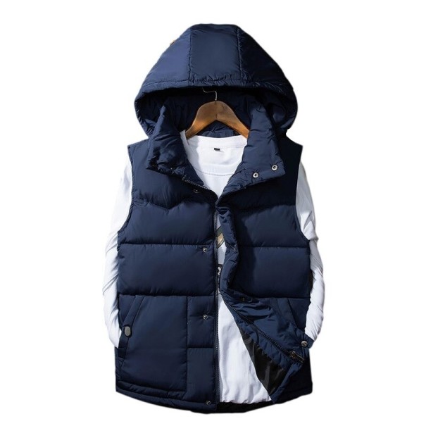 Gewatteerd damesvest P1556 donkerblauw M