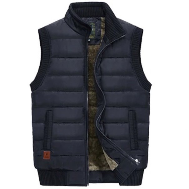 Gewatteerd herenvest S120 donkerblauw XXL