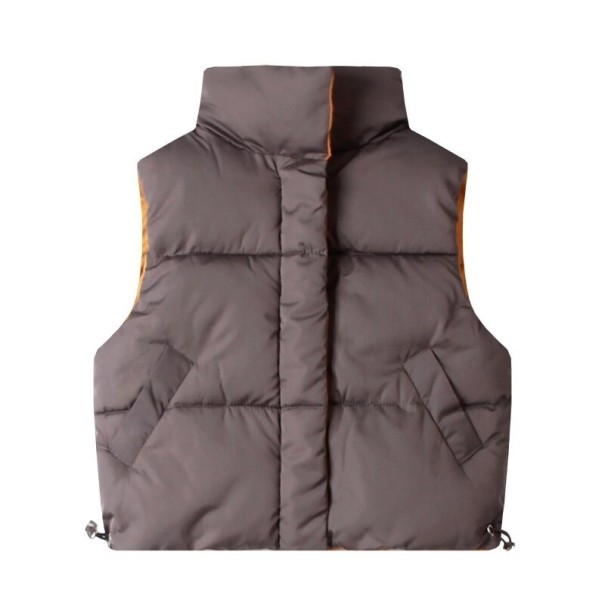 Gewatteerd kindervest L1827 bruin 6
