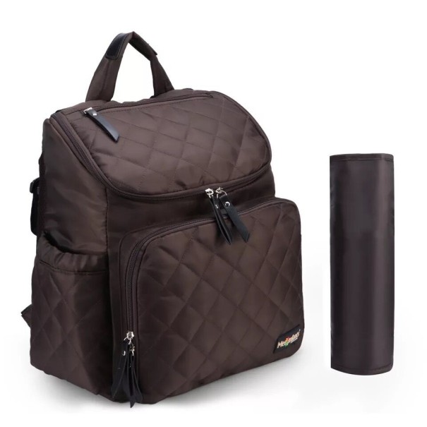 Gewatteerde verschoningsrugzak bruin