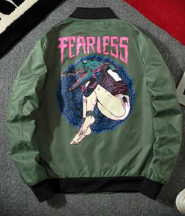 Giacca bomber da uomo con stampa XXS 5