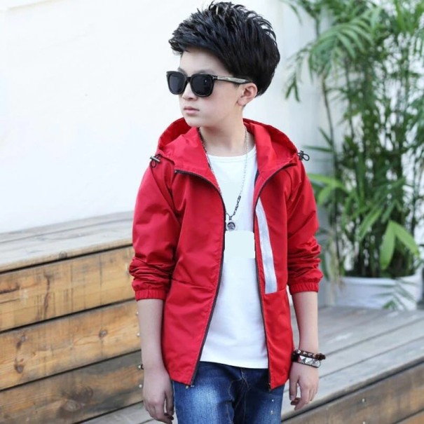 Giacca da Ragazzo L2089 rosso 5