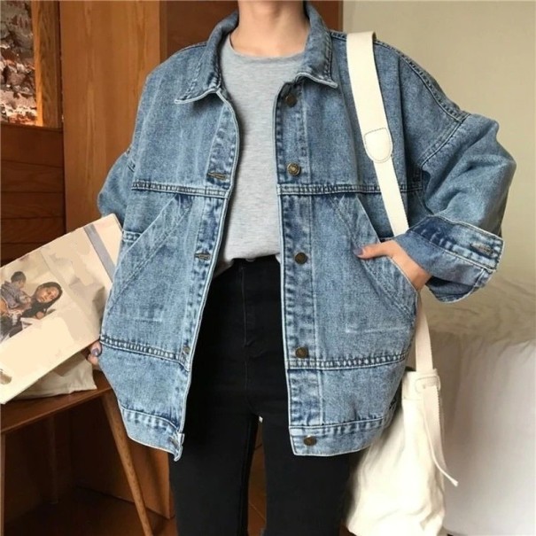 Giacca di jeans da donna P1620 XL