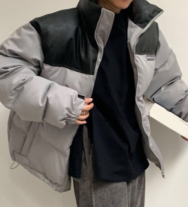 Giacca invernale da donna P1797 grigio scuro XL