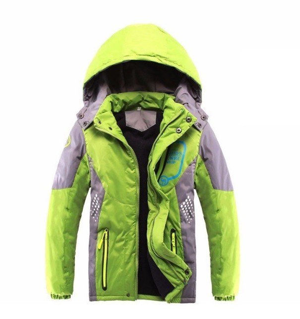 Giacca invernale per bambini J1936 verde 4