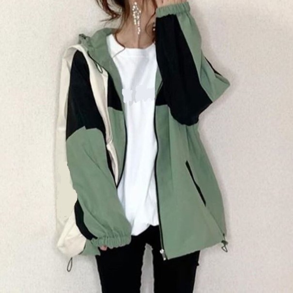 Giacca primavera donna P2559 verde