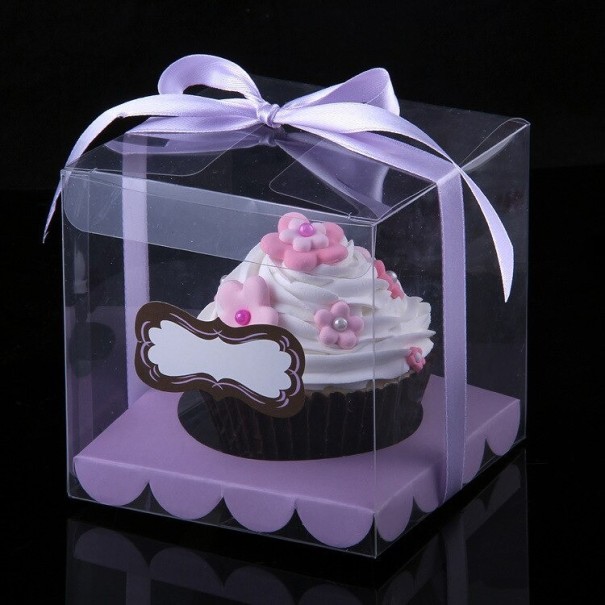 Gift Box for Desserts 12 pcs light purple
