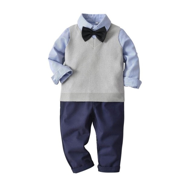 Gilet, chemise et pantalon pour garçon B1319 2