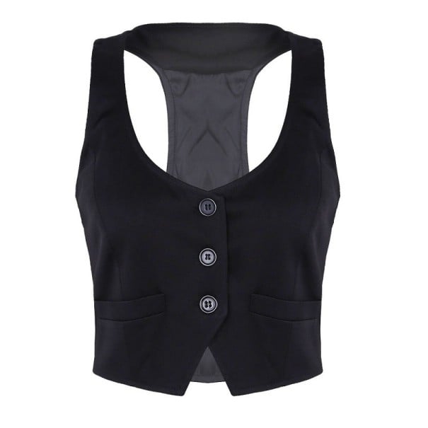 Gilet da Donna P1639 nero S