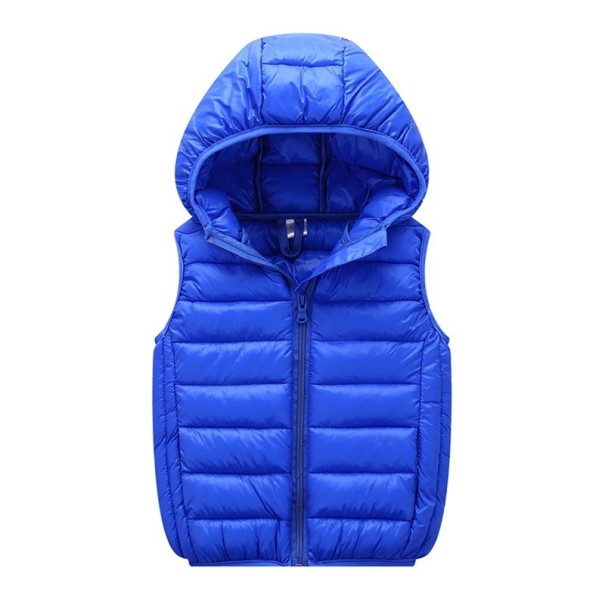 Gilet matelassé pour enfants L1838 bleu 5