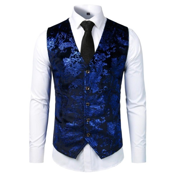 Gilet pour homme A2619 bleu XL