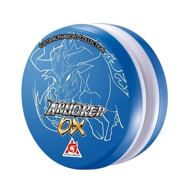 Giocattolo yo-yo in plastica blu