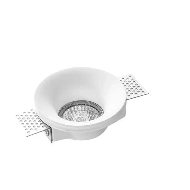 Gipsowe wpuszczane oświetlenie sufitowe nv1018 GU10 okrągłe φ100mm zimne białe światło sufitowe 1