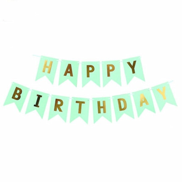 Girlanda s praporky Happy Birthday 4