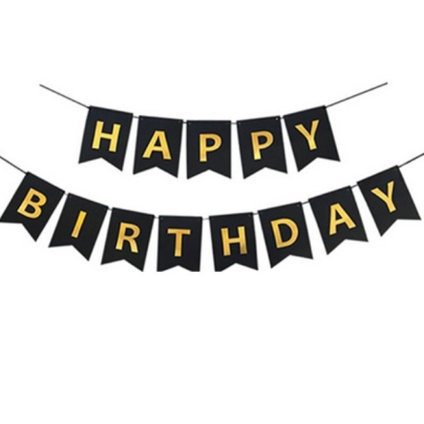 Girlande mit Happy Birthday-Flaggen 2