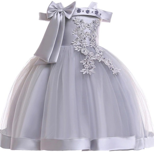 Girls' Ball Gown N161 grey 10