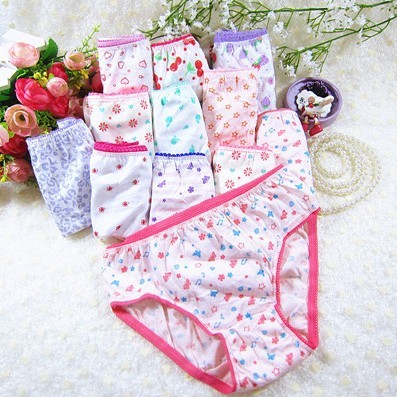 Girls' Cotton Panties - 10 Pieces 3-5 years
