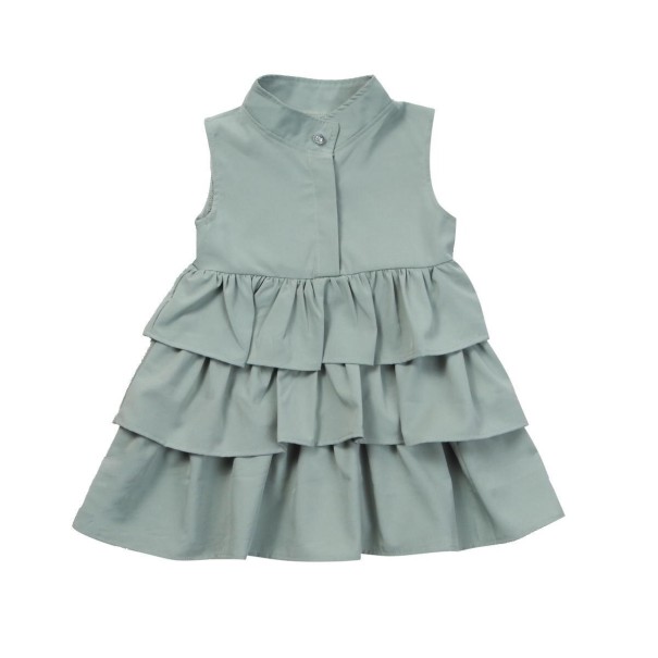 Girls' Dress N393 light green 4
