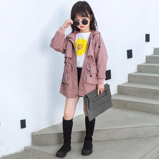 Girls' Jacket L1966 old rose 10-11 years