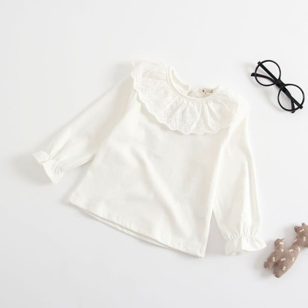 Girls' Long Sleeve T-Shirt T2529 3-6 months B