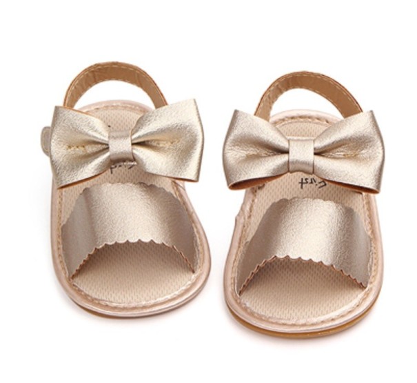 Girls' Sandals gold 12-18 months
