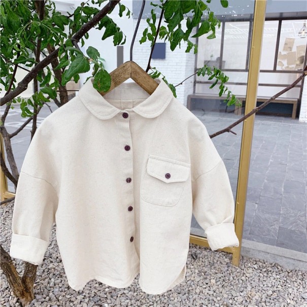 Girls' Shirt L1768 cream 3