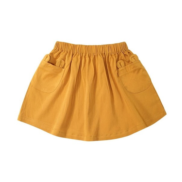 Girls' Skirt L1052 dark yellow 3