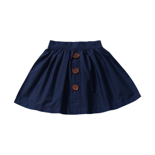 Girls' Skirt L1082 dark blue 9-12 months