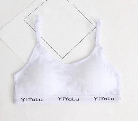 Girls' Sports Bra white