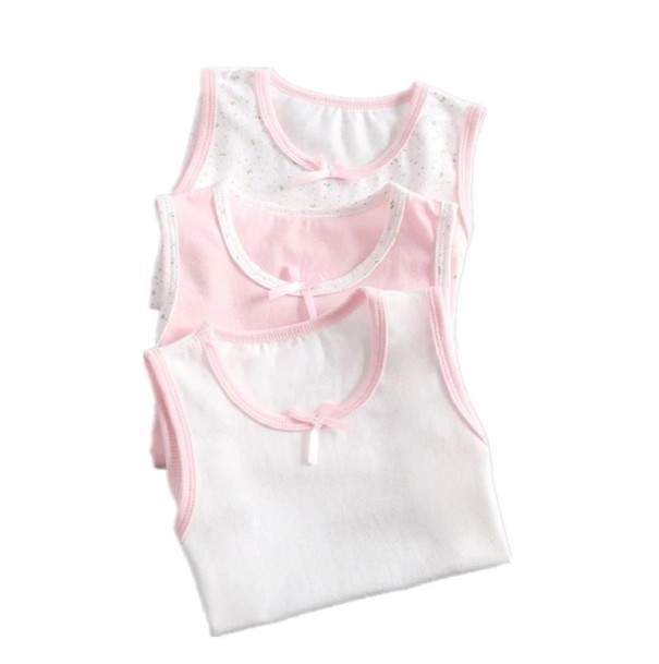 Girls' Vests 3 Pack 4 A