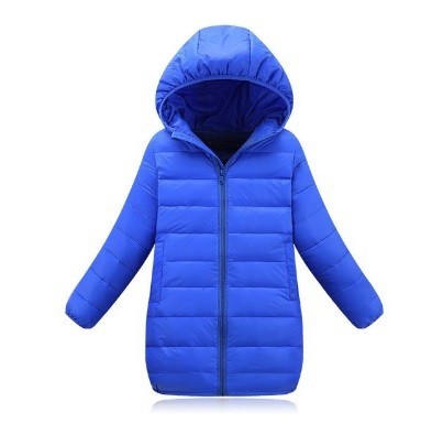 Girls' Winter Jacket with Hood J2900 blue 5