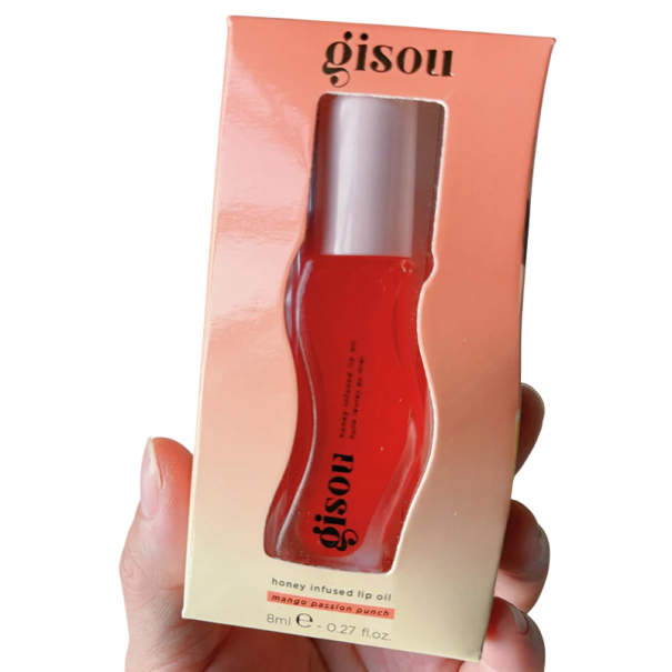 Gisou hydratační olej na rty s exfoliačním leskem 8 ml péče o suché rty pro plnější vzhled a každodenní použití 5