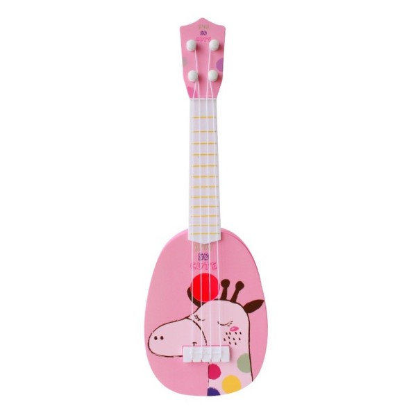 Gitara dla dzieci różowy
