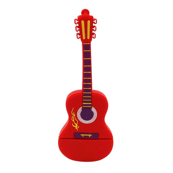 Gitarre mit USB-Stick rot 32GB