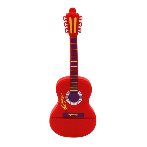Gitarre mit USB-Stick rot 64GB