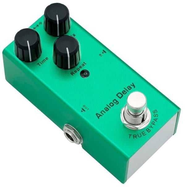 Gitarren Effektpedal Analog Delay Grünes Metallgehäuse Professioneller Delay-Effekt TrueBypass Natürlicher Vintage-Sound für E-Gitarre