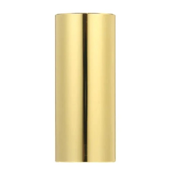 Gitarren-Slider, 60 mm, Finger-Slide aus Edelstahl für elektrische und akustische Gitarre, sanftes Spielen, Blues-Rock-Gitarrenzubehör golden