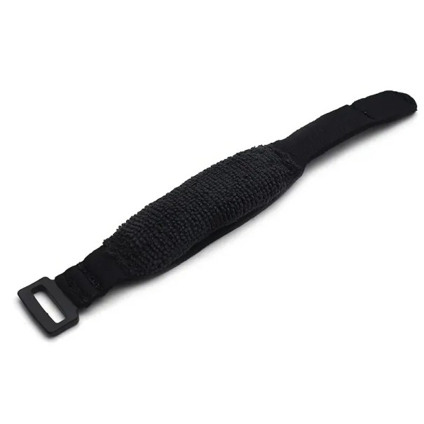 Gitarrsträngdämpare 24 cm svart kardborreband för resonanseliminering Ljuddämpare för bas och gitarr Bandsträngdämpare