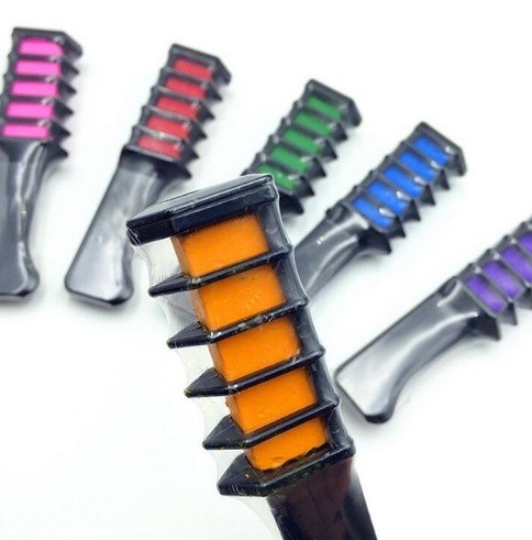 Giz de Cores para Cabelo laranja