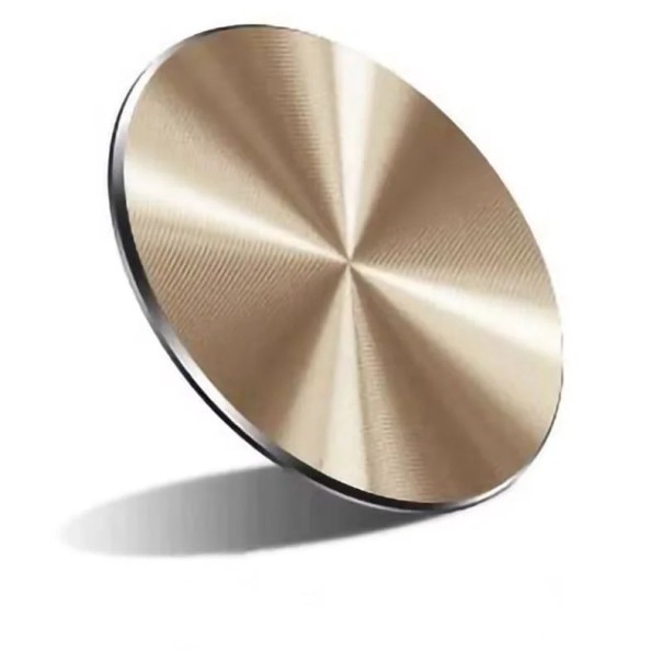 Glanzend metalen schijf 32 x 1 mm voor magnetische telefoonhouder voor in de auto Metalen schijf voor het bevestigen van de mobiel roségoud