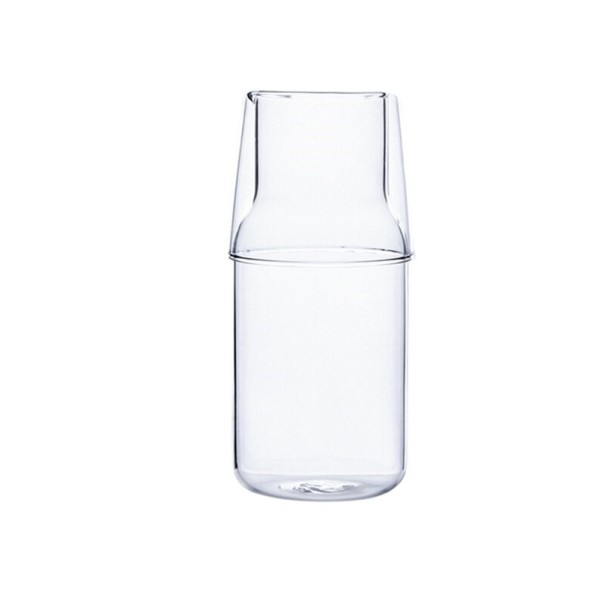 Glazen karaf met glas 2 stuks S