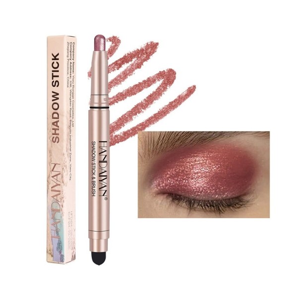 Glinsterende crème oogschaduw Crème oogschaduw in een stick met applicator Ultra gepigmenteerd oogpotlood Waterproof 6