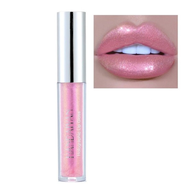 Glitrende, langvarig lipgloss, fugtgivende lipgloss, plejende og nærende lipgloss V221 3